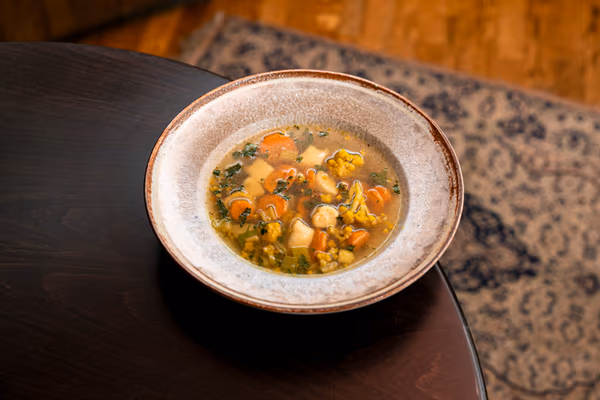 Minestrone leves zeller gnocchival