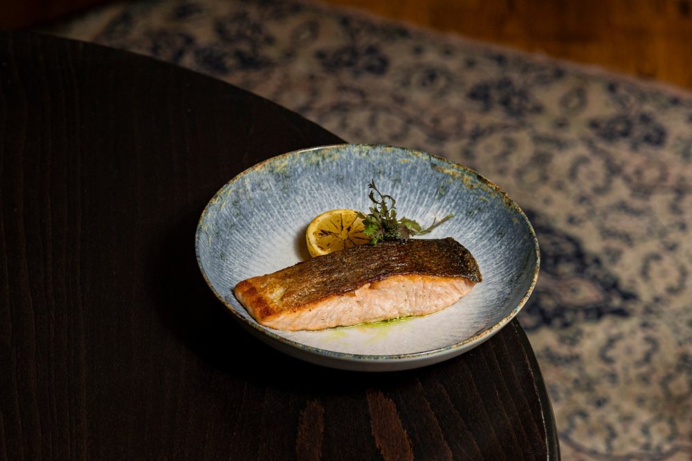 Lazac steak köret nélkül