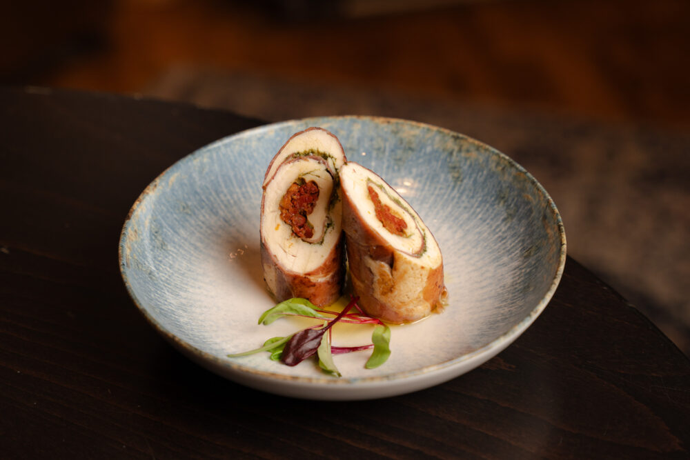 Csirke involtini köret nélkül