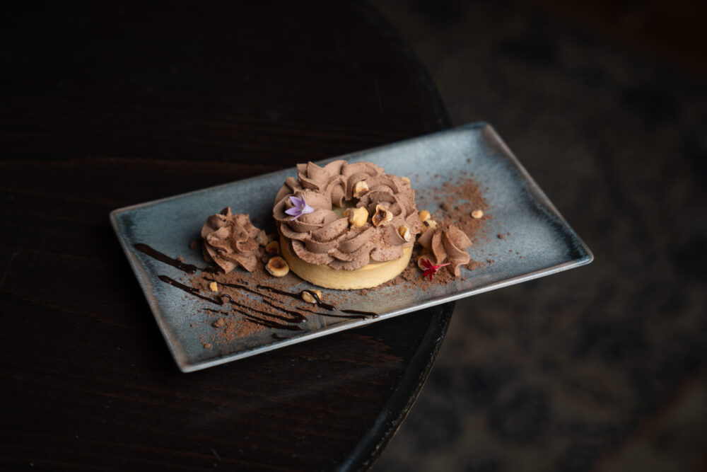 Nutellás tart körtével
